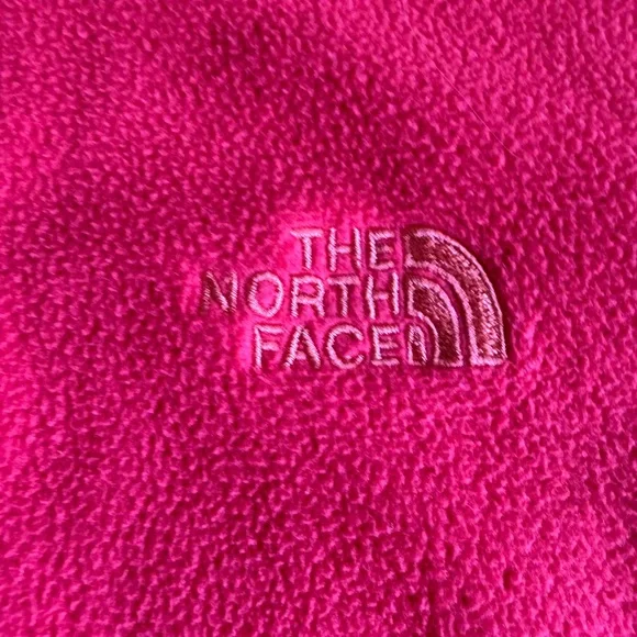 North Face Pink Fleece Jacket Quarter-Zip - Picture 3 of 5